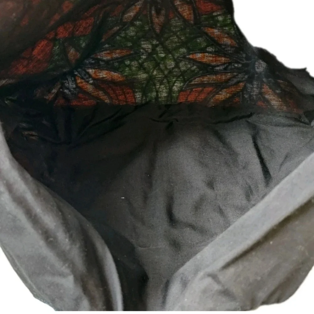 Hobo Bag Handmade By Esther Project Purse Tropical Floral Packable Resort Cruise